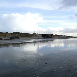 Reflection of clouds in water