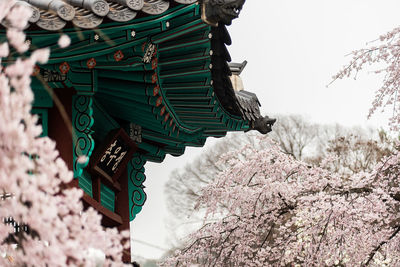 Low angle view of a temple