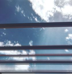 Reflection of clouds in water