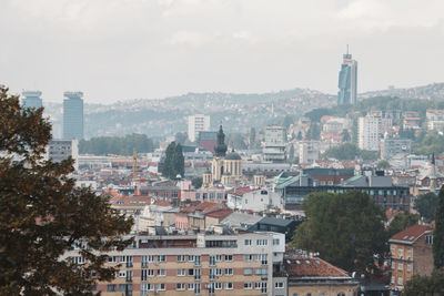 Cityscape against sky