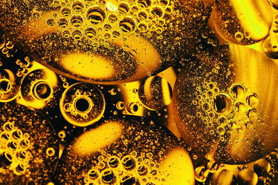 Full frame shot of yellow drink