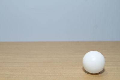 Close-up of ball on table