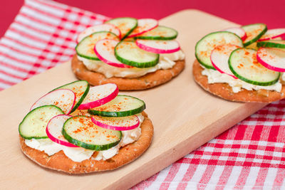 Close-up of food in plate
