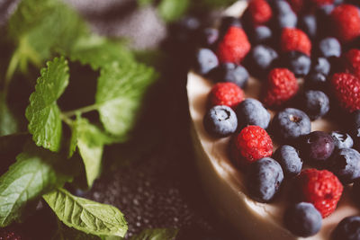 Close-up of strawberries