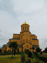 View of monument against cloudy sky