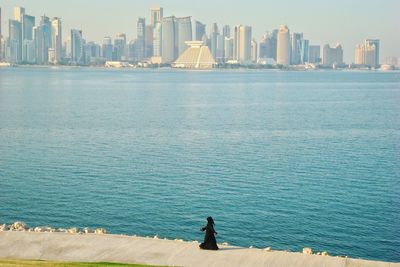 View of city at waterfront