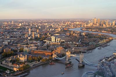 Aerial view of a city