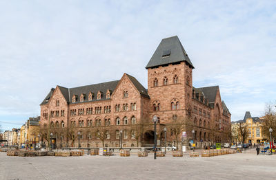 View of old building in city