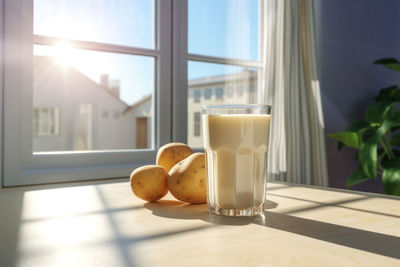 Close-up of drink on table