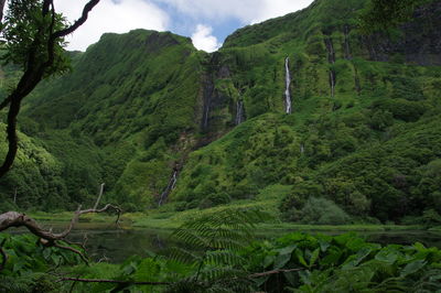 Scenic view of landscape against sky