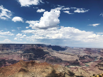 Scenic view of dramatic landscape