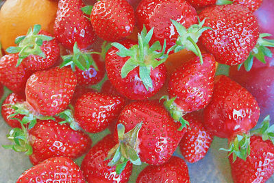 Close-up of strawberries