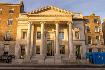 Low angle view of historical building