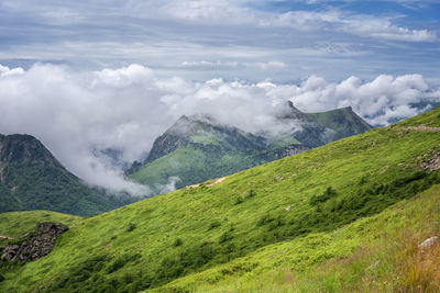 Scenic view of landscape against sky