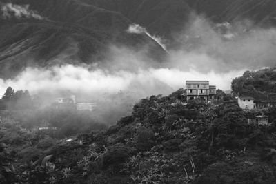 Panoramic shot of buildings against sky