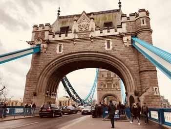 Low angle view of a bridge