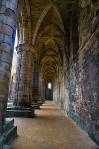 Corridor of old building