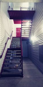 Interior of illuminated building