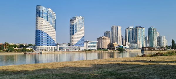 Modern buildings in city