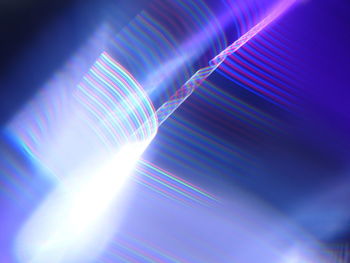Digital composite image of illuminated light