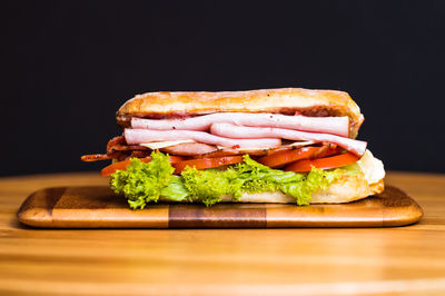 Close-up of sandwich