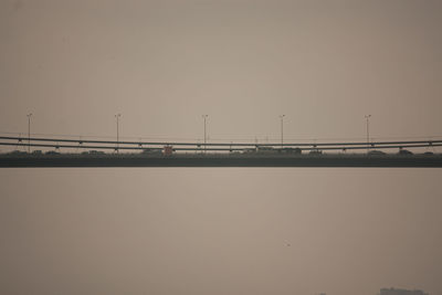 View of bridge over river