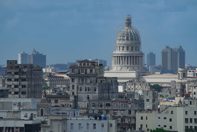 Cityscape against sky