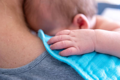 Close-up of baby boy