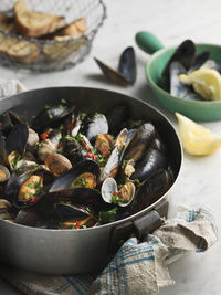 Mussels in pot, sweden