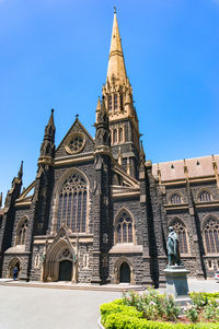 Low angle view of historic building against sky