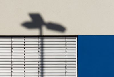 Shadow on building