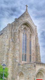 Low angle view of church