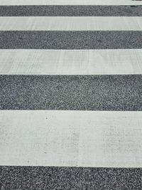 Full frame shot of zebra crossing