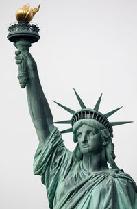 Statue of liberty against clear sky