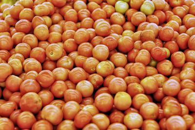 Full frame shot of oranges