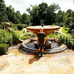 Fountain in park