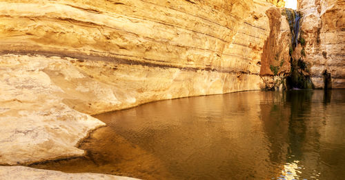 Rock formations at seaside