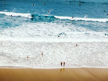 People on beach