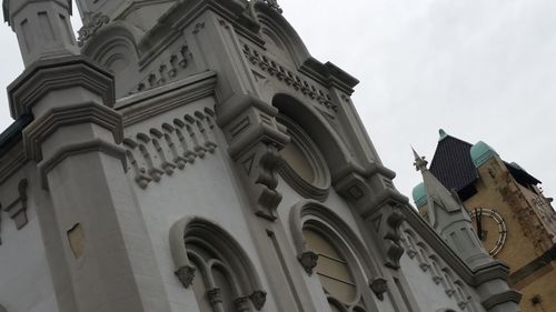 Low angle view of temple