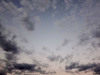 Low angle view of dramatic sky