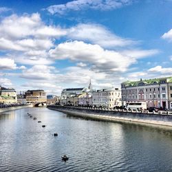 River with buildings in background