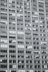 Low angle view of modern building in city