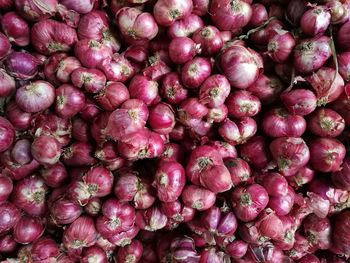 Full frame shot of blackberries for sale at market stall