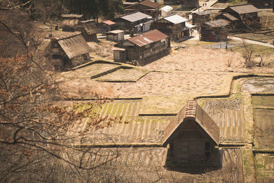 Traditional and historical japanese village shirakawago in gifu prefecture japan