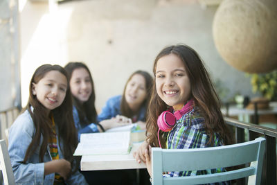 Portrait of a smiling girl