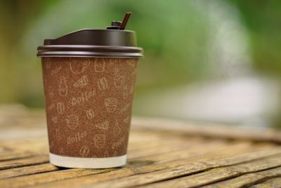 Close-up of drink on table