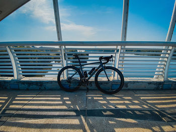 Bicycle on bridge