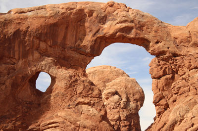 View of rock formations