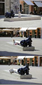 View of market stall