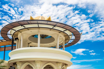 Low angle view of building against sky